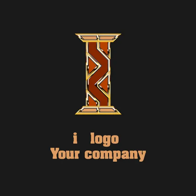 وکتور لوگو لوکس حرف انگلیسی I