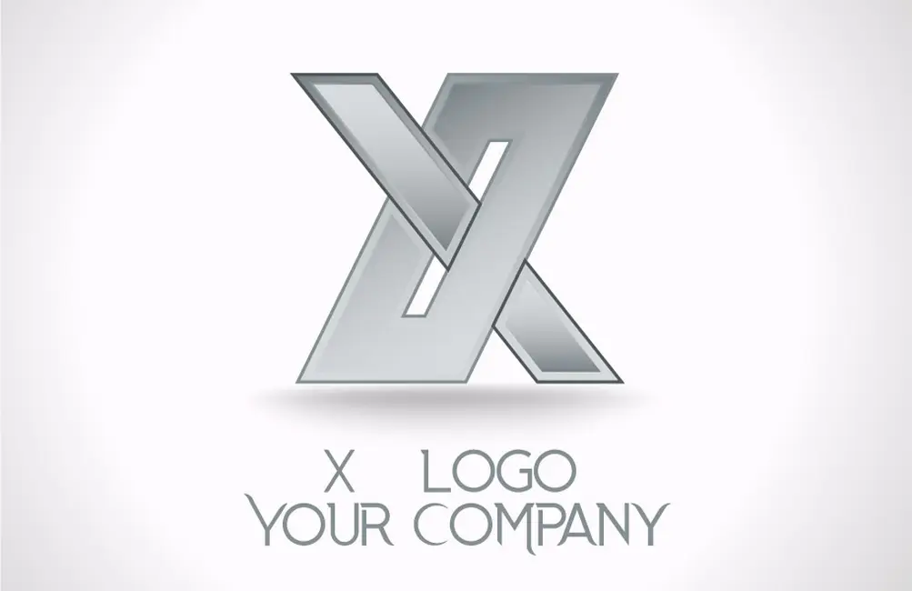 وکتور لوگو حرف انگلیسی X